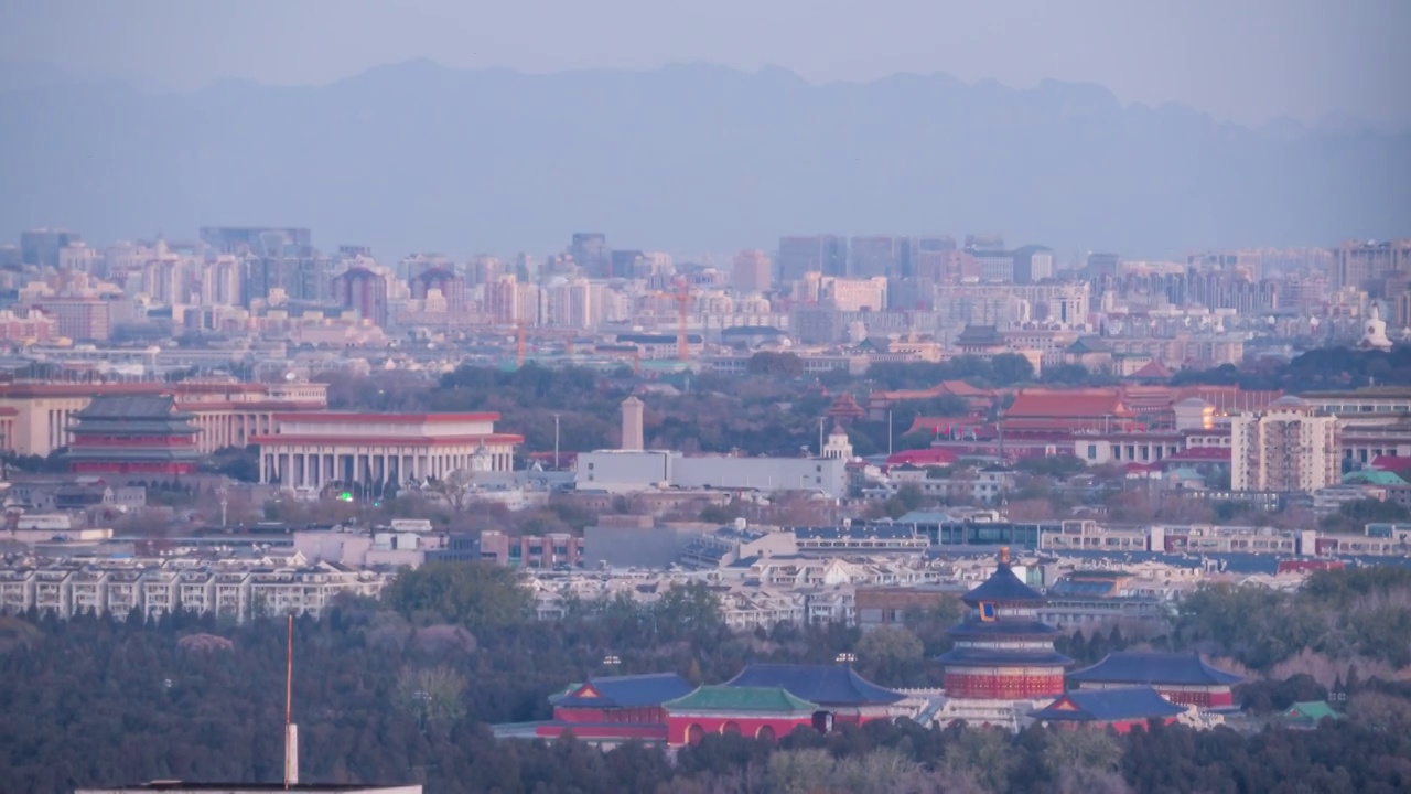 城市风景 北京视频素材