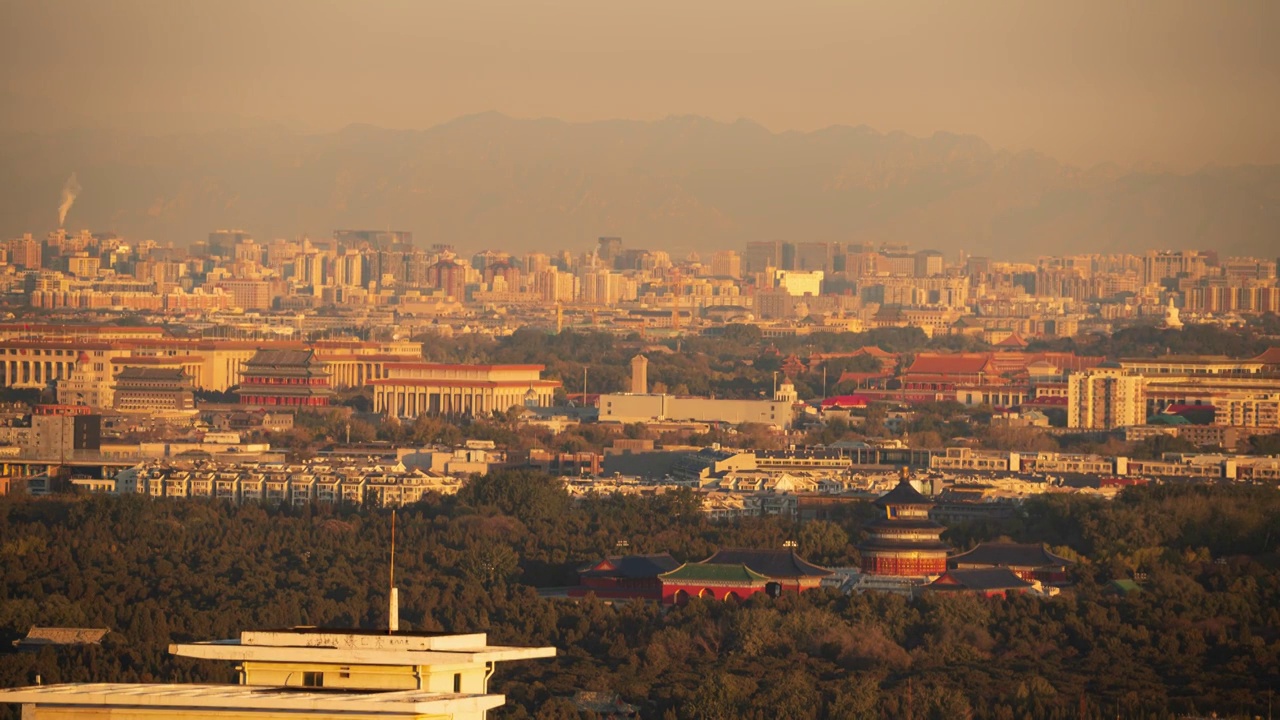 城市风景 北京视频素材