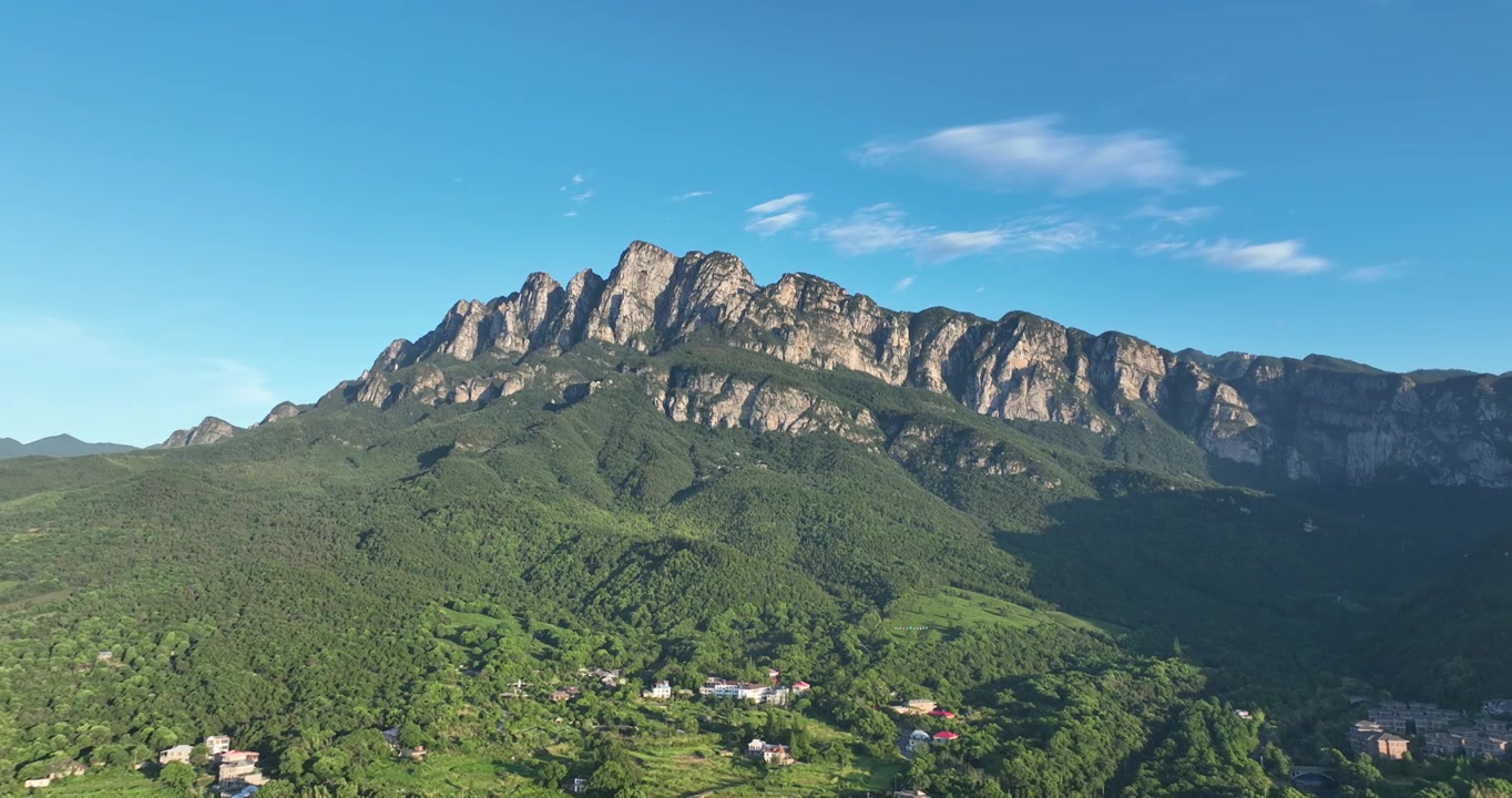 庐山五老峰夏季清晨航拍视频视频素材