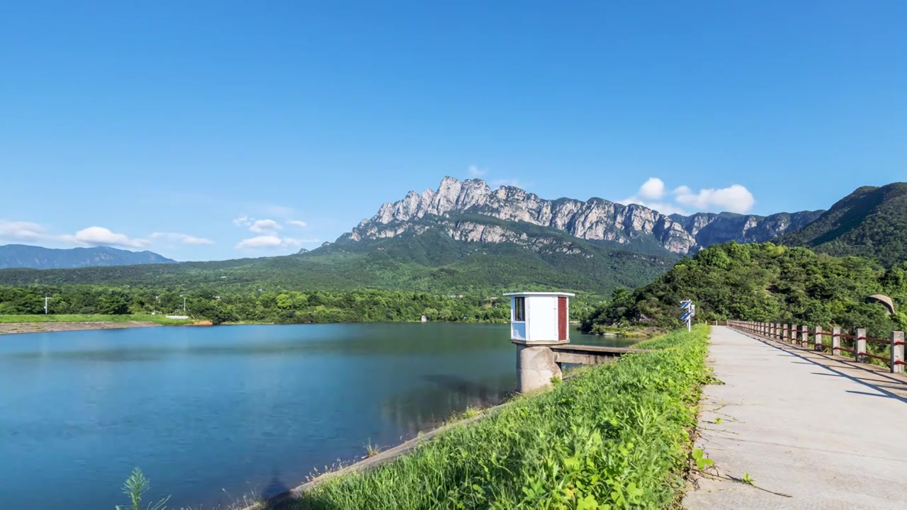 庐山五老峰夏季早晨延时视频视频素材