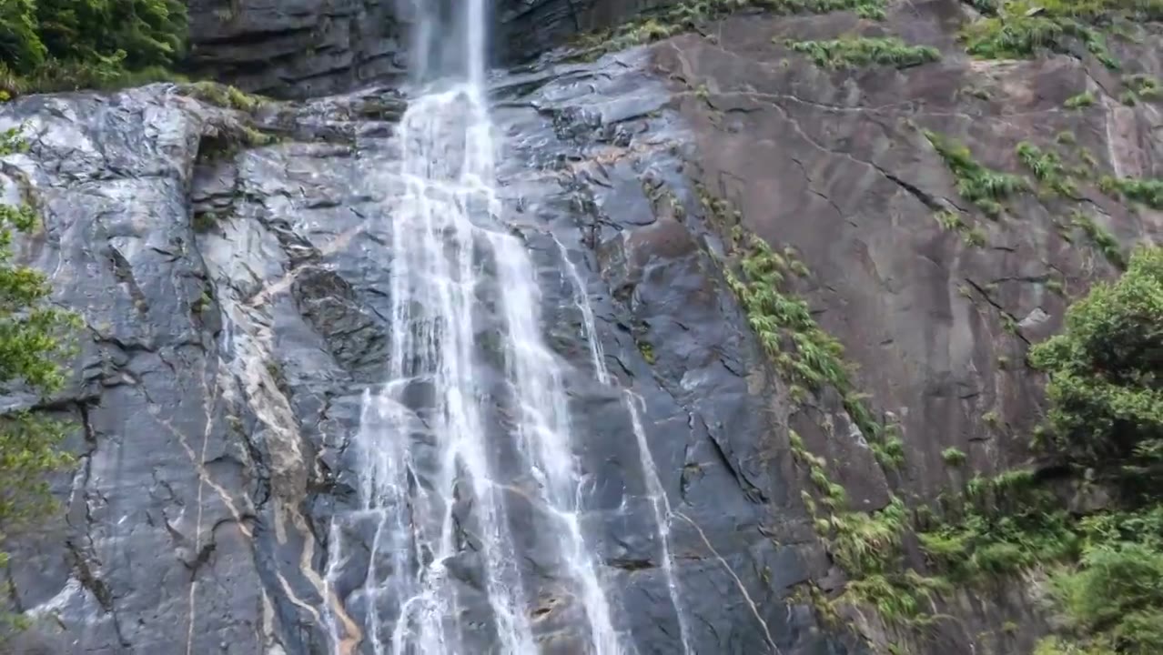 庐山秀峰瀑布延时视频素材