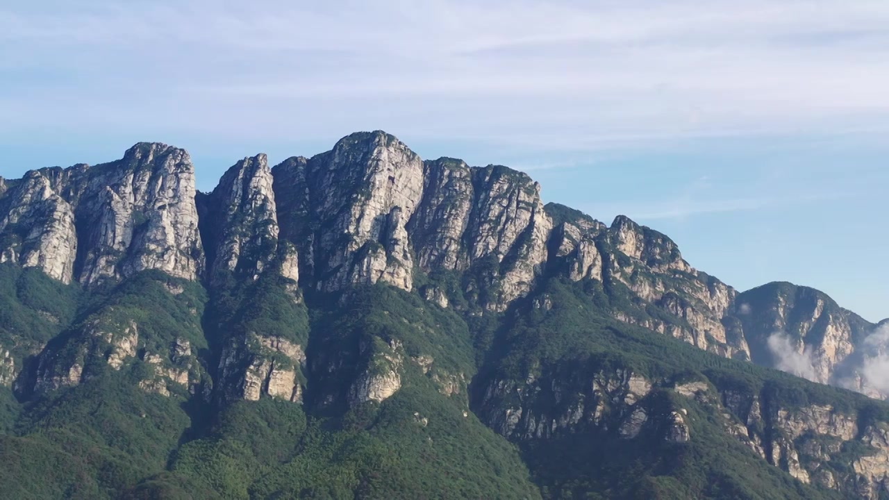 庐山五老峰航拍视频视频素材