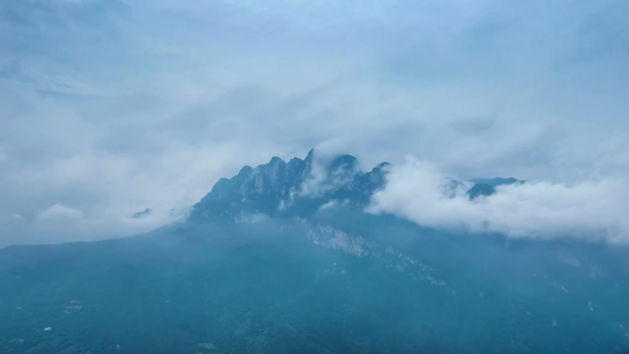 庐山五老峰延时视频素材