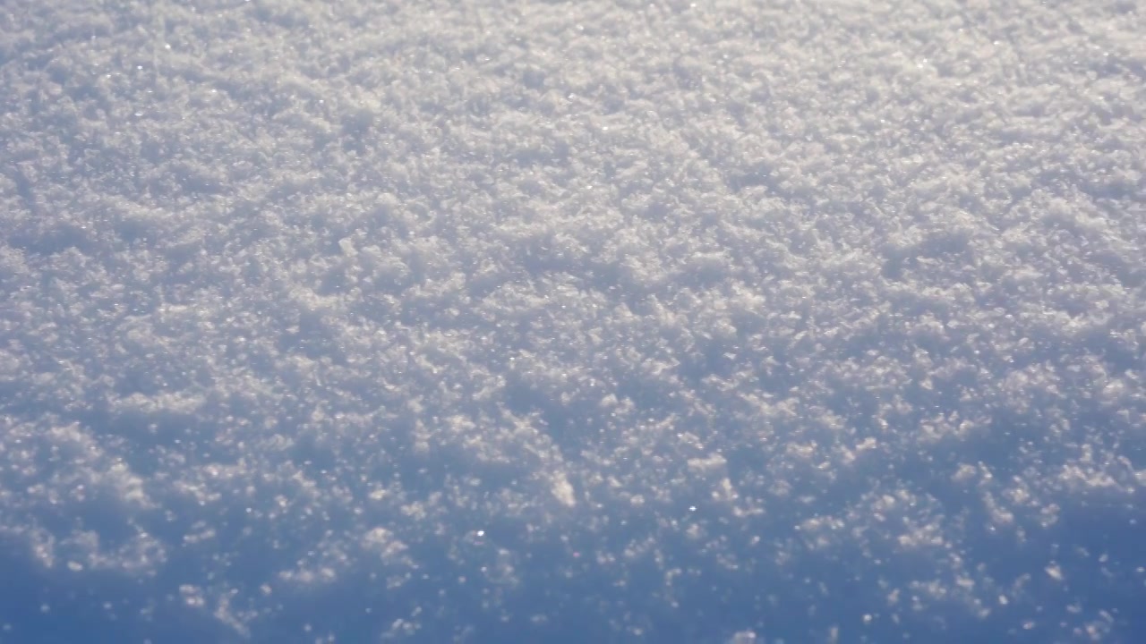 冬天唯美雪地空镜视频素材