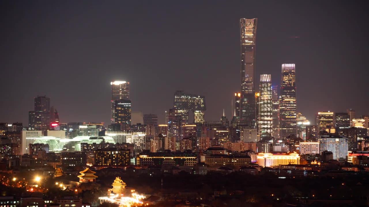 城市风景 北京视频素材