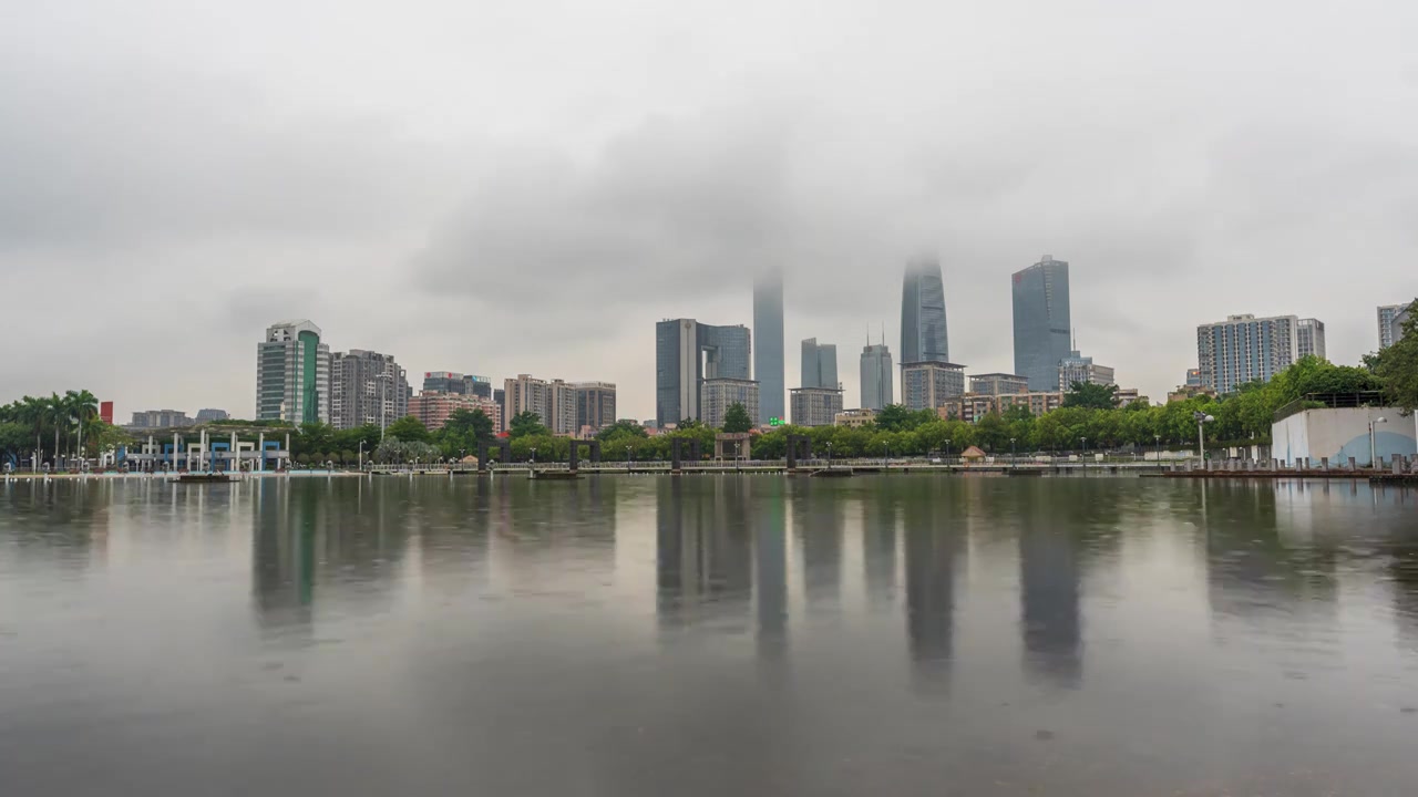 8K 东莞延时 暴风雨视频素材