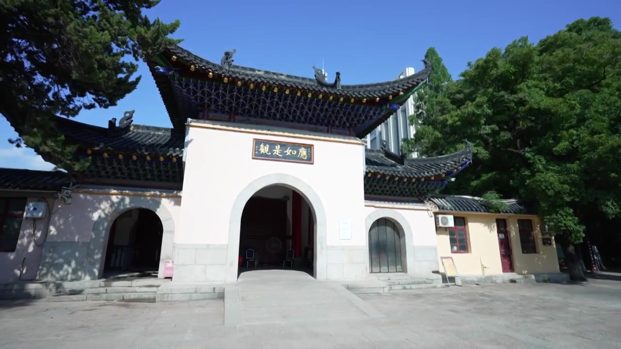 中国湖北武汉汉阳区归元禅寺视频素材