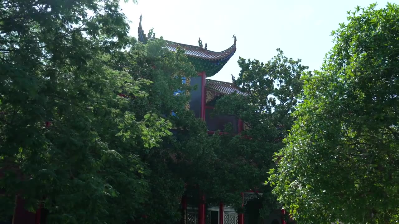 中国湖北武汉汉阳区归元禅寺视频素材