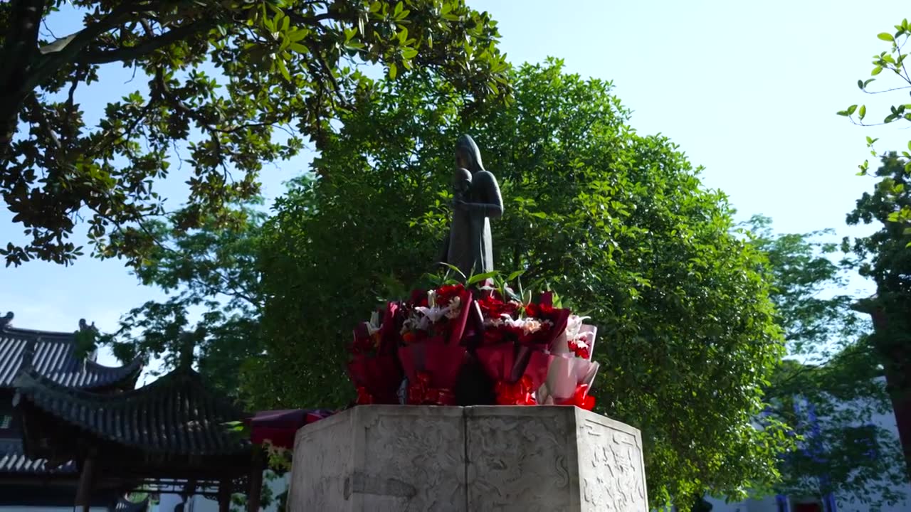 中国湖北武汉汉阳区归元禅寺视频素材