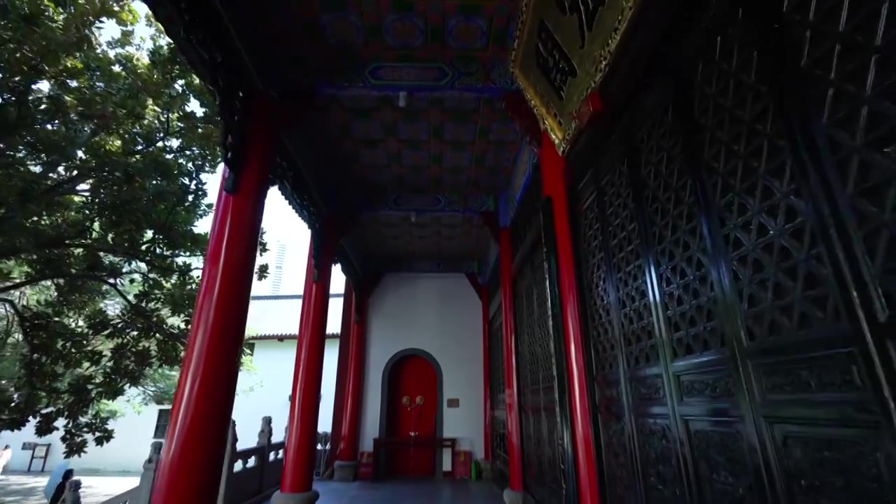 中国湖北武汉汉阳区归元禅寺视频素材