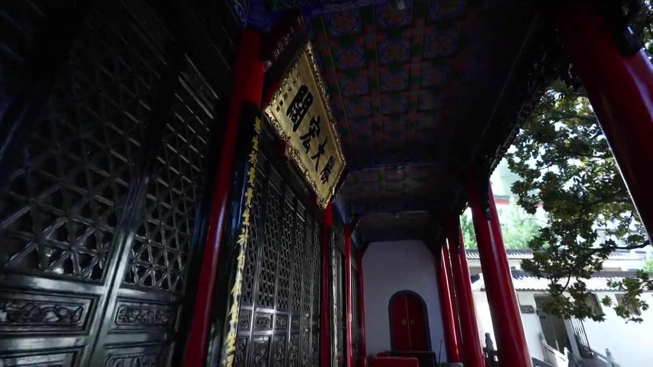 中国湖北武汉汉阳区归元禅寺视频素材