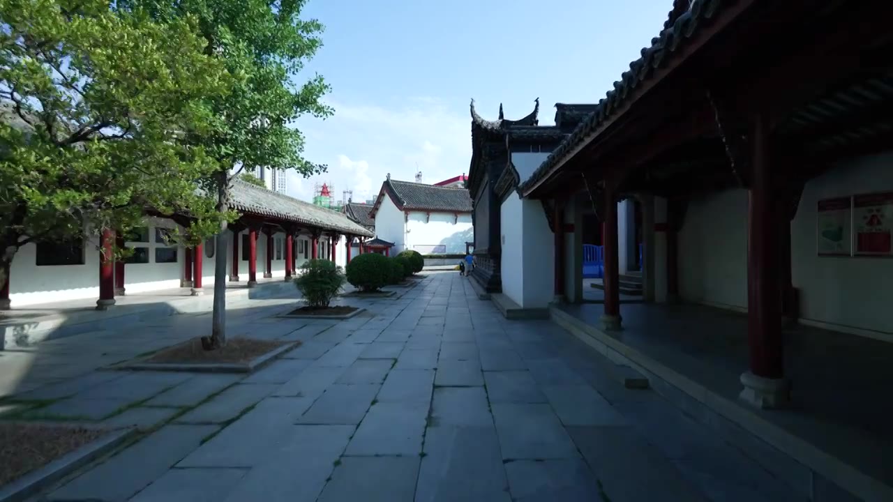 中国湖北武汉汉阳区归元禅寺视频素材