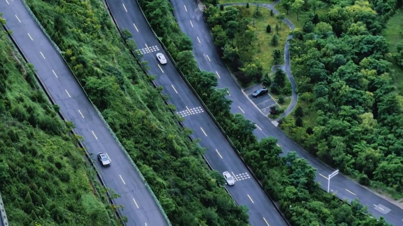 秦岭云海航拍视频素材