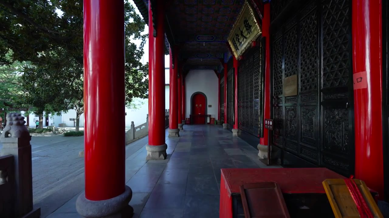 中国湖北武汉汉阳区归元禅寺视频素材