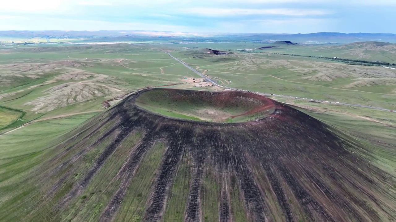 内蒙古乌兰哈达火山地质公园视频下载