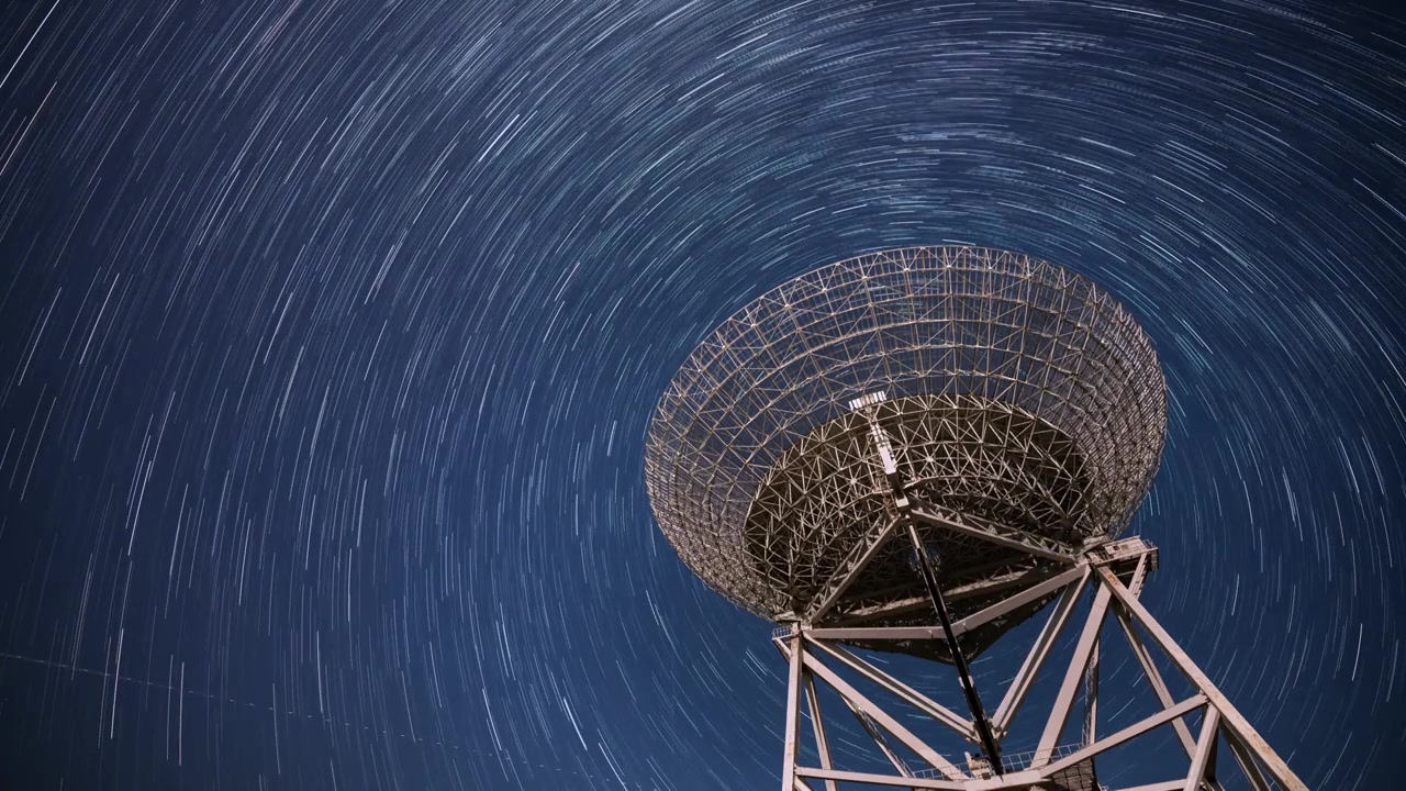 天文台星空视频素材