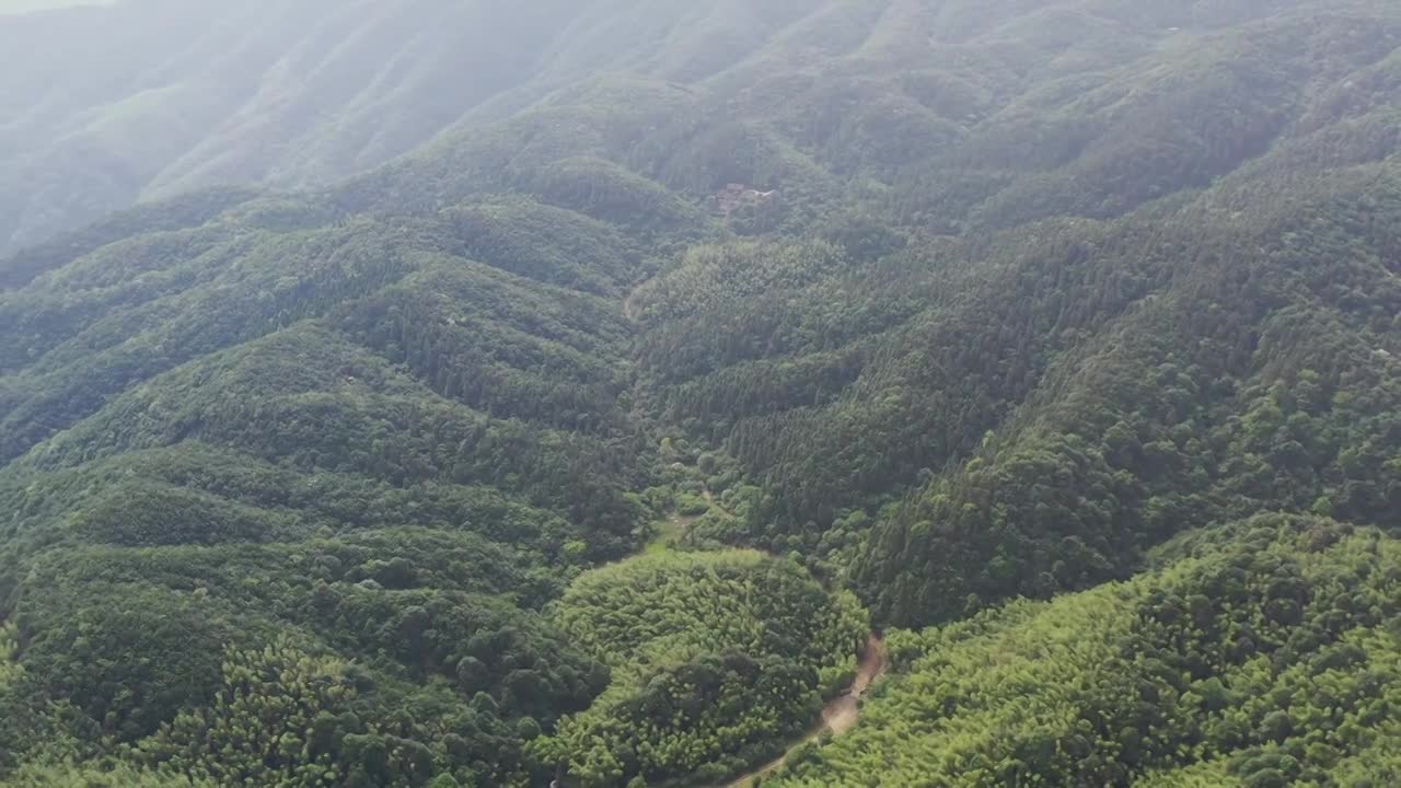 4K云居山云海和真如禅寺视频素材