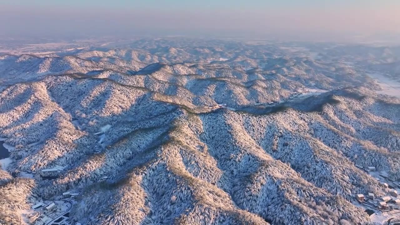 白昼,冬天,树,雪,寒冷,无人,天空,自然,树林,户外,森林,地形,风景,旅游目的地,旅行,高山,旅视频素材