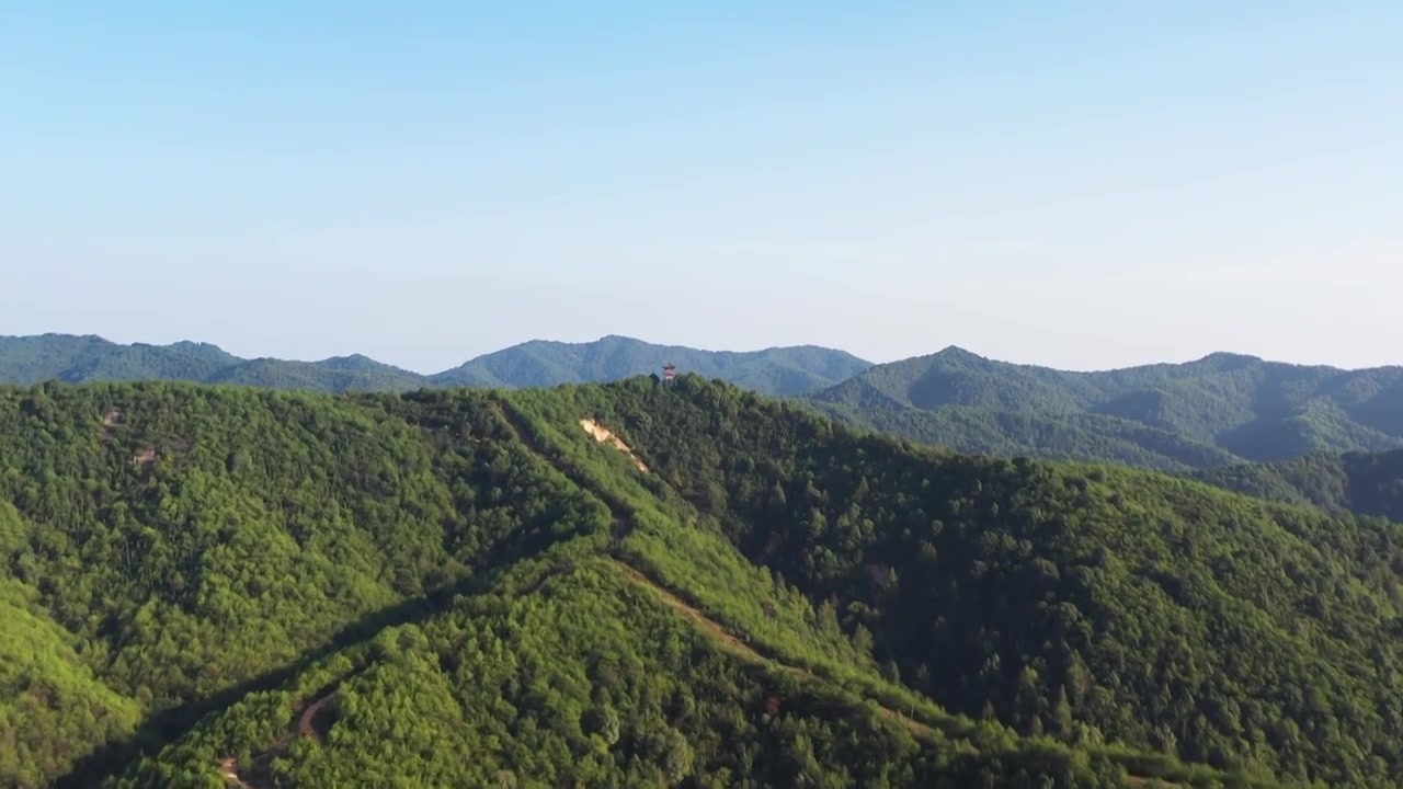 航拍江西吉安青原山视频素材