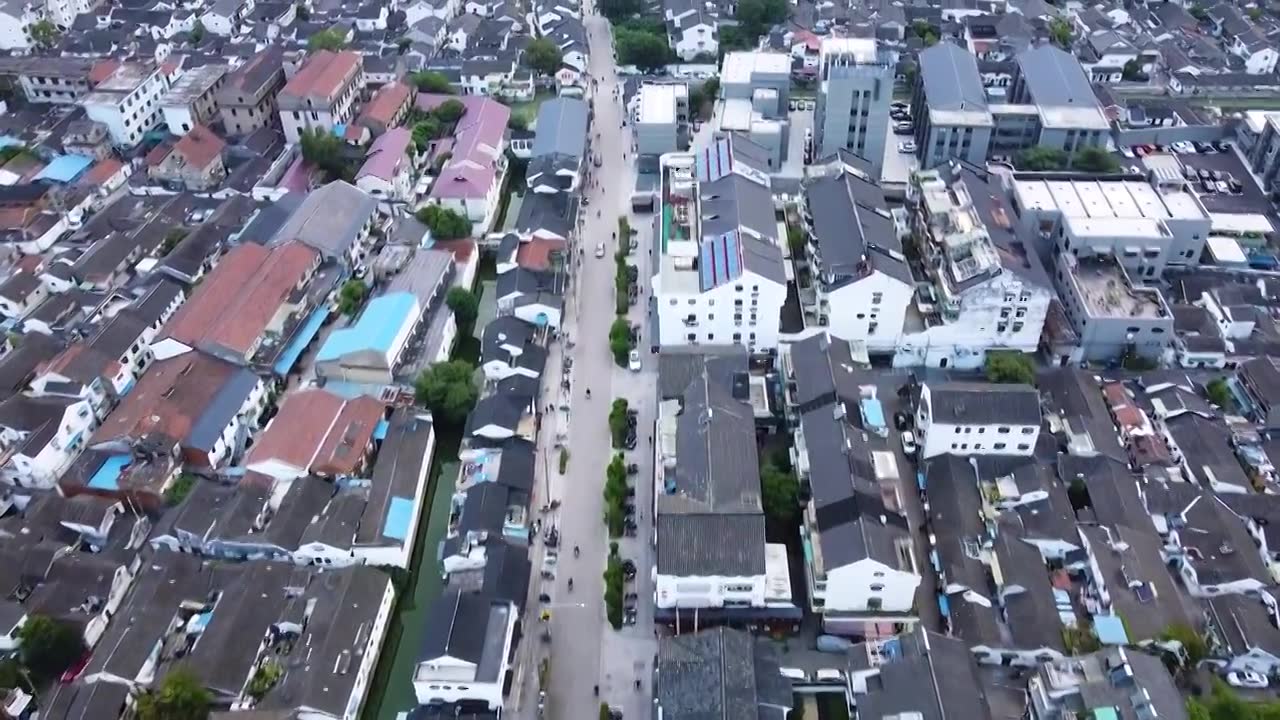 江苏苏州桃花坞大街视频素材