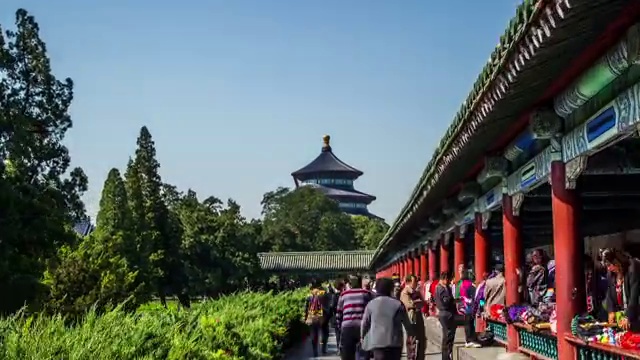 走近北京天坛祁年殿视频素材