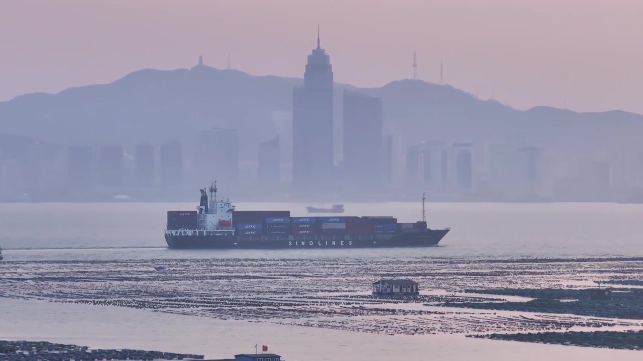 烟台海岸视频素材