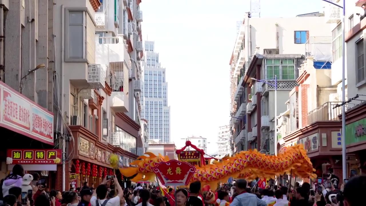 舞龙视频素材