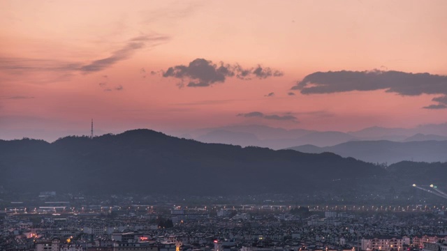 丽江城市夜景视频下载