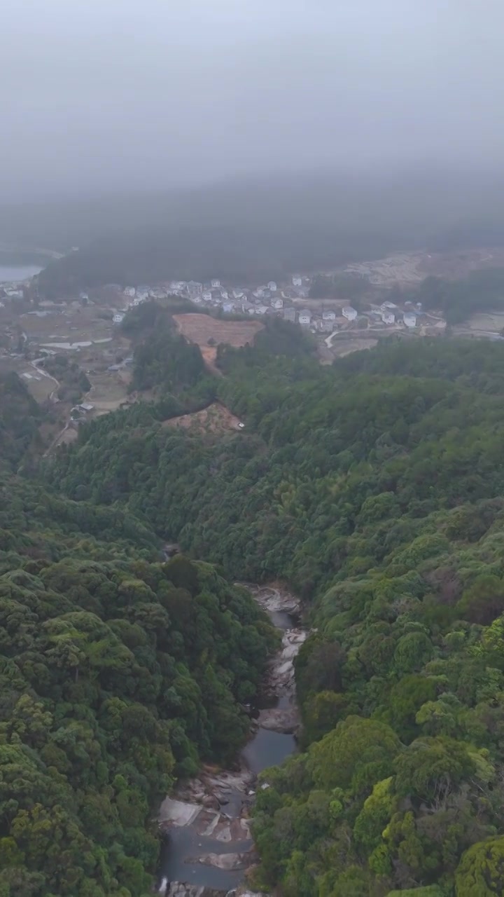 梁野山风景区航拍视频素材