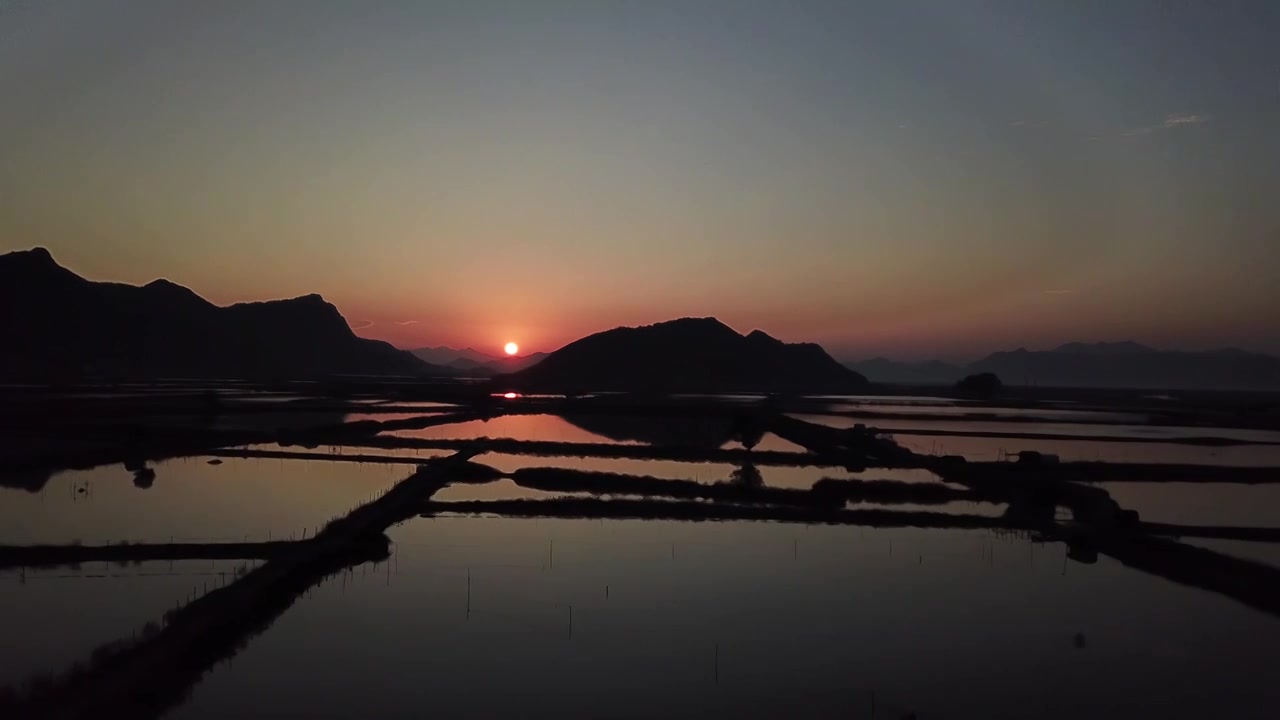 福建宁德霞浦的日落视频下载