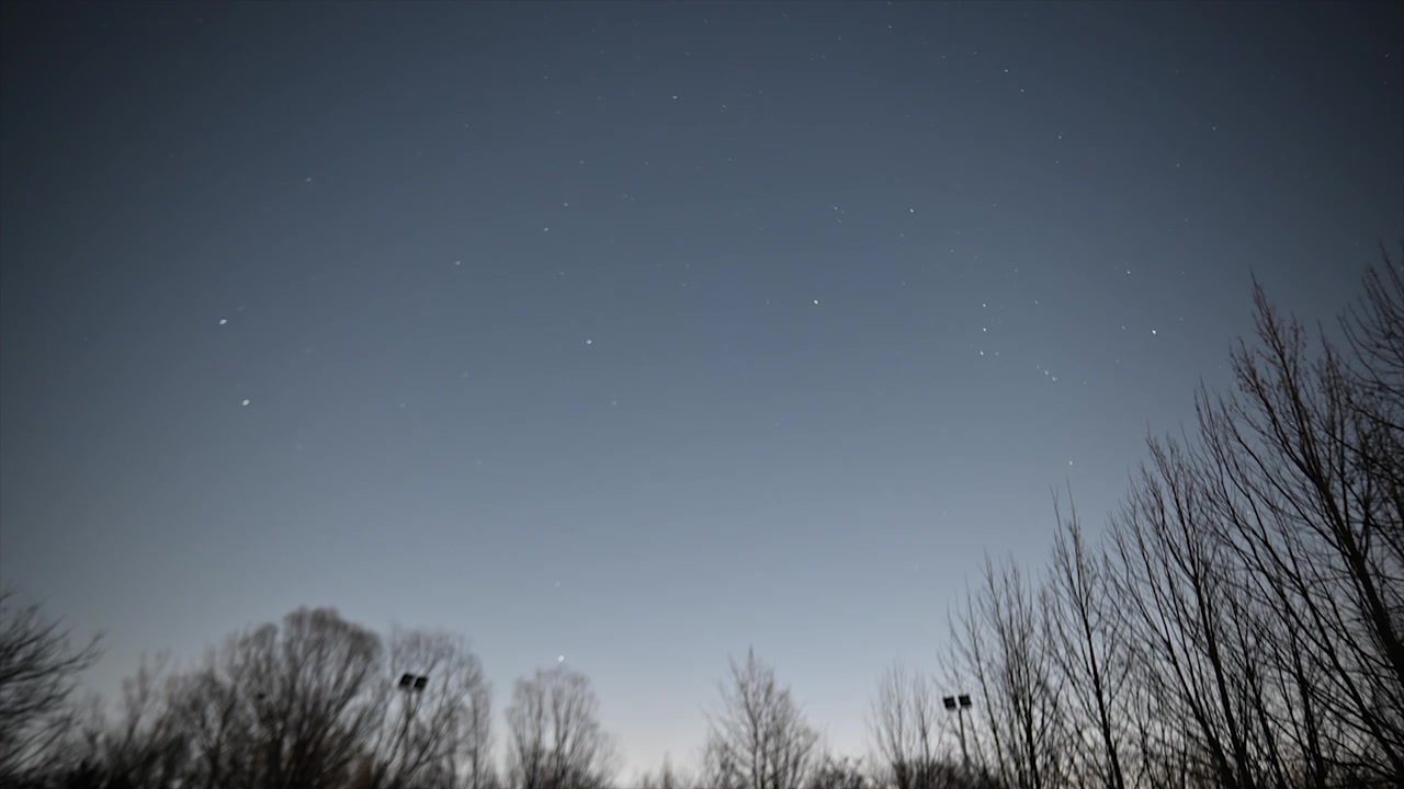 北京夜晚的星空视频下载