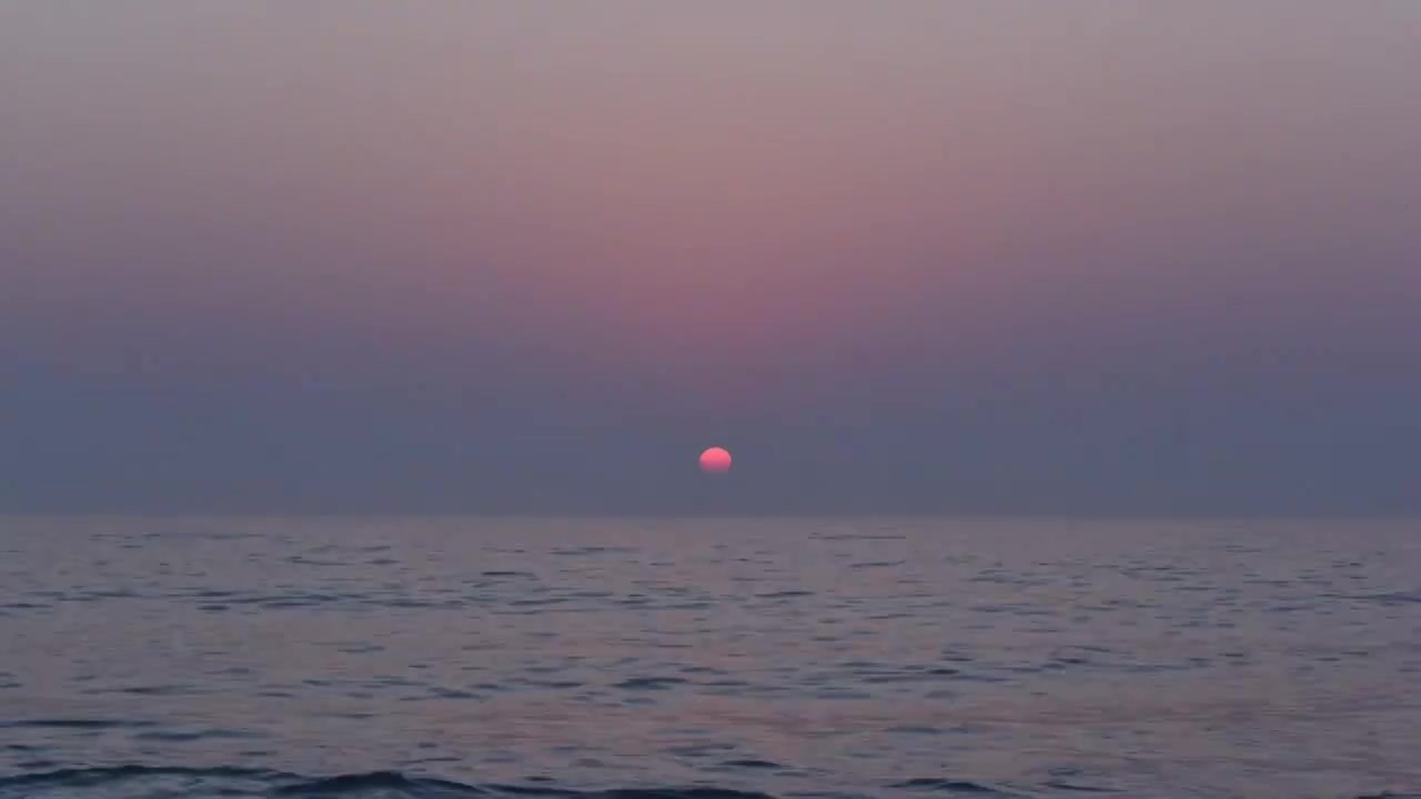 海上日出视频素材