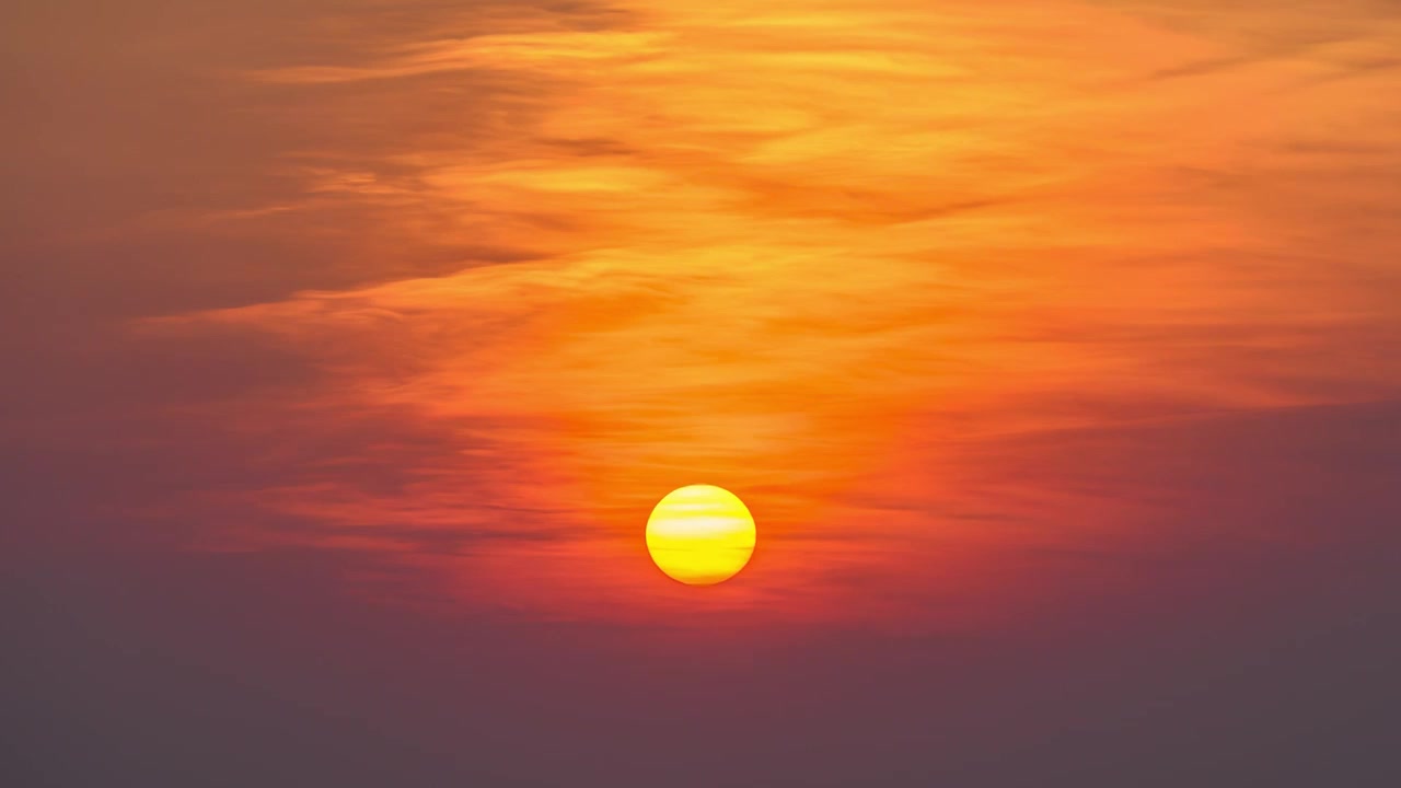 中国海南三亚西岛傍晚日落夕阳延时视频素材