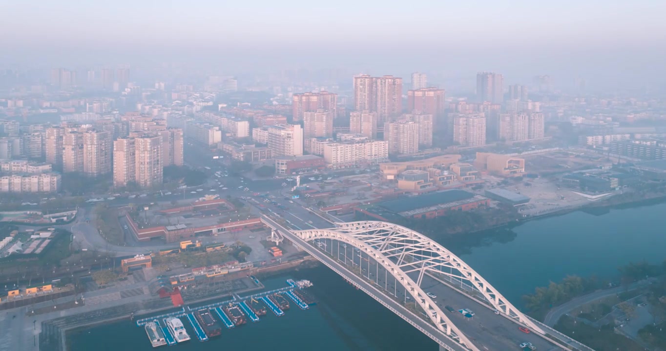 南国灯城四川自贡城市风光视频素材