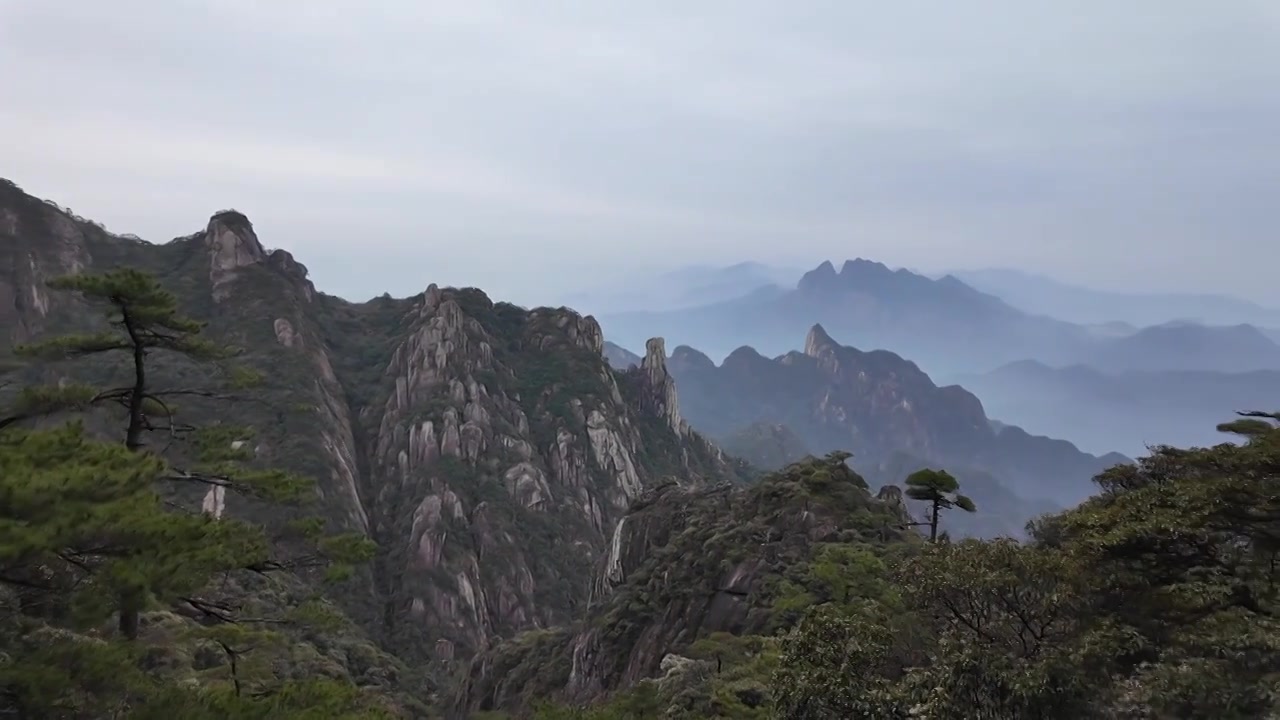 江西三清山风光视频素材