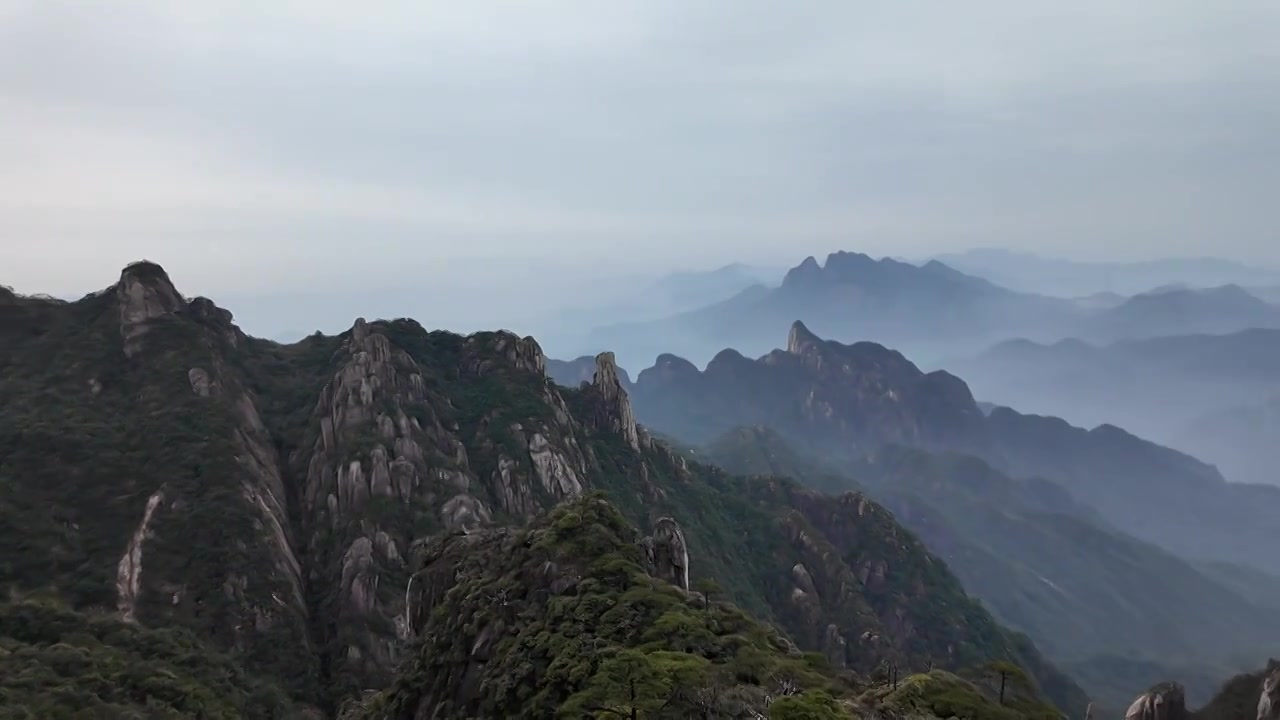 江西三清山风光视频素材