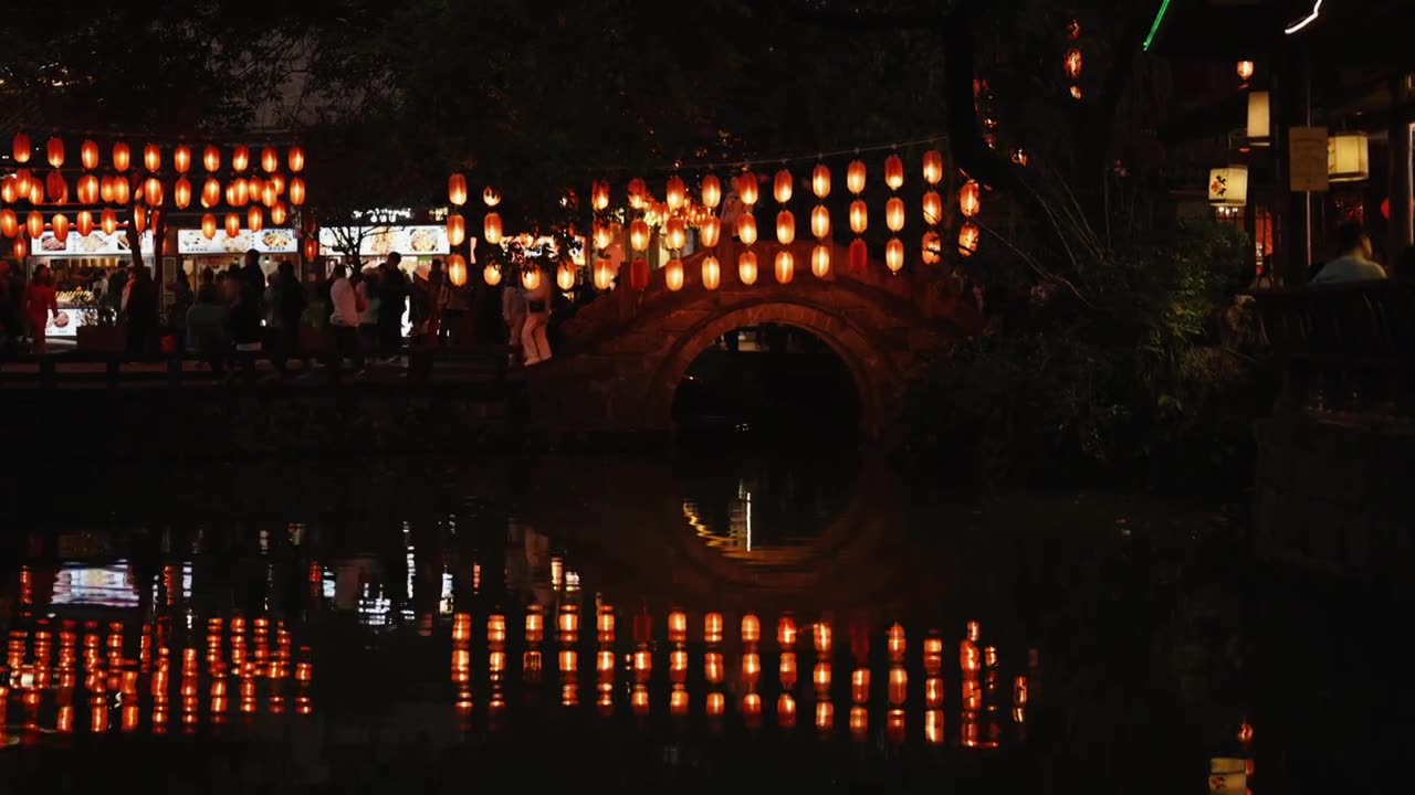 夜游锦里灯笼视频下载