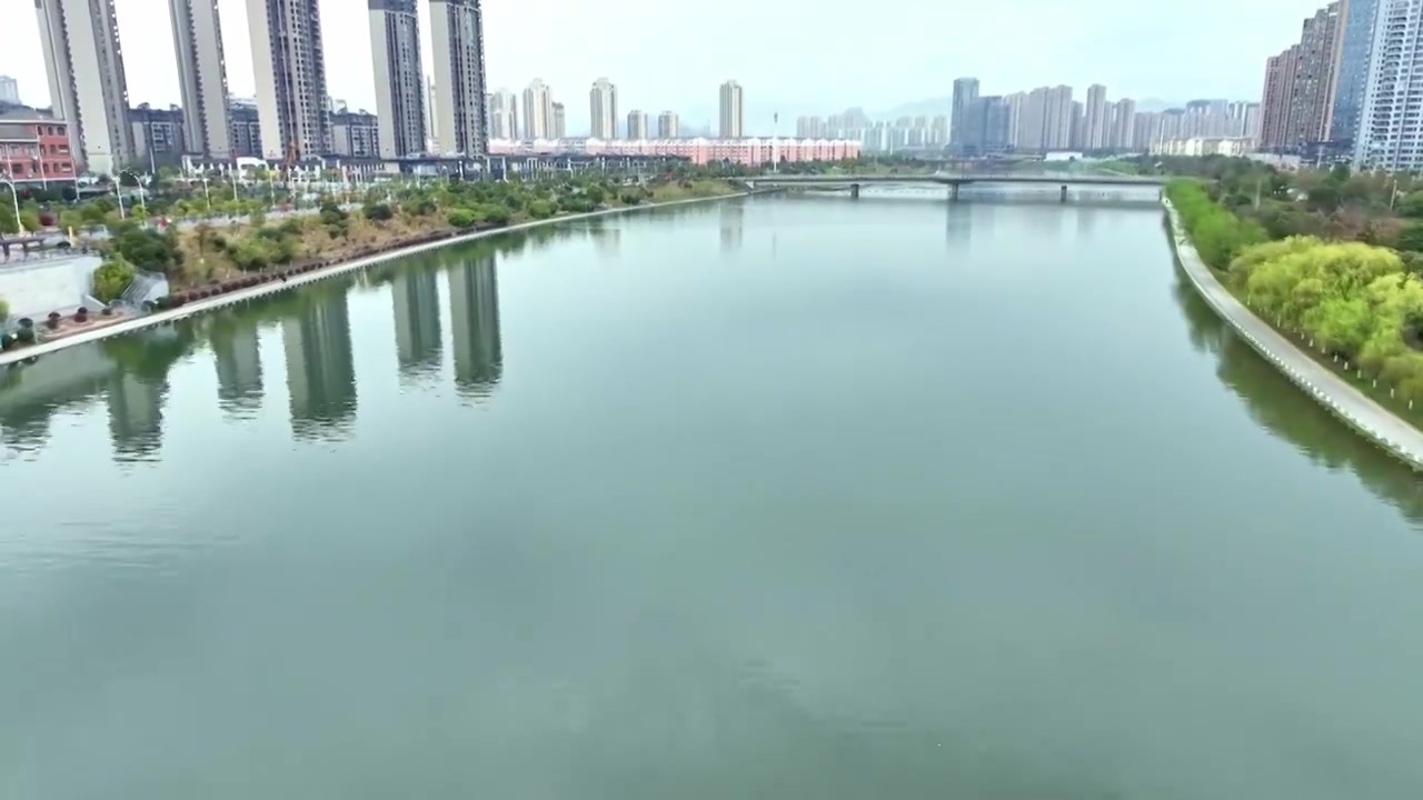 宜春城市地标航拍素材视频素材