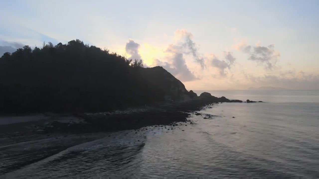 夏天早晨在惠州惠东看海视频素材