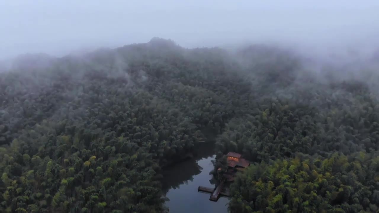 航拍四川宜宾蜀南竹海视频素材