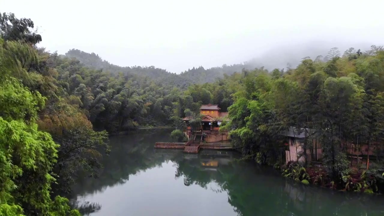 航拍四川宜宾蜀南竹海视频素材