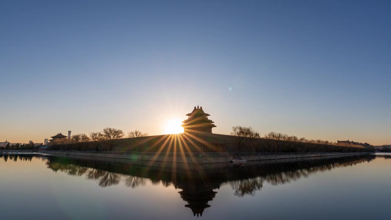 北京故宫美景视频素材