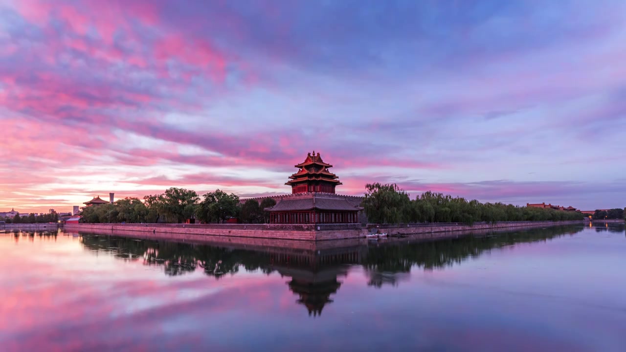 北京故宫美景视频素材