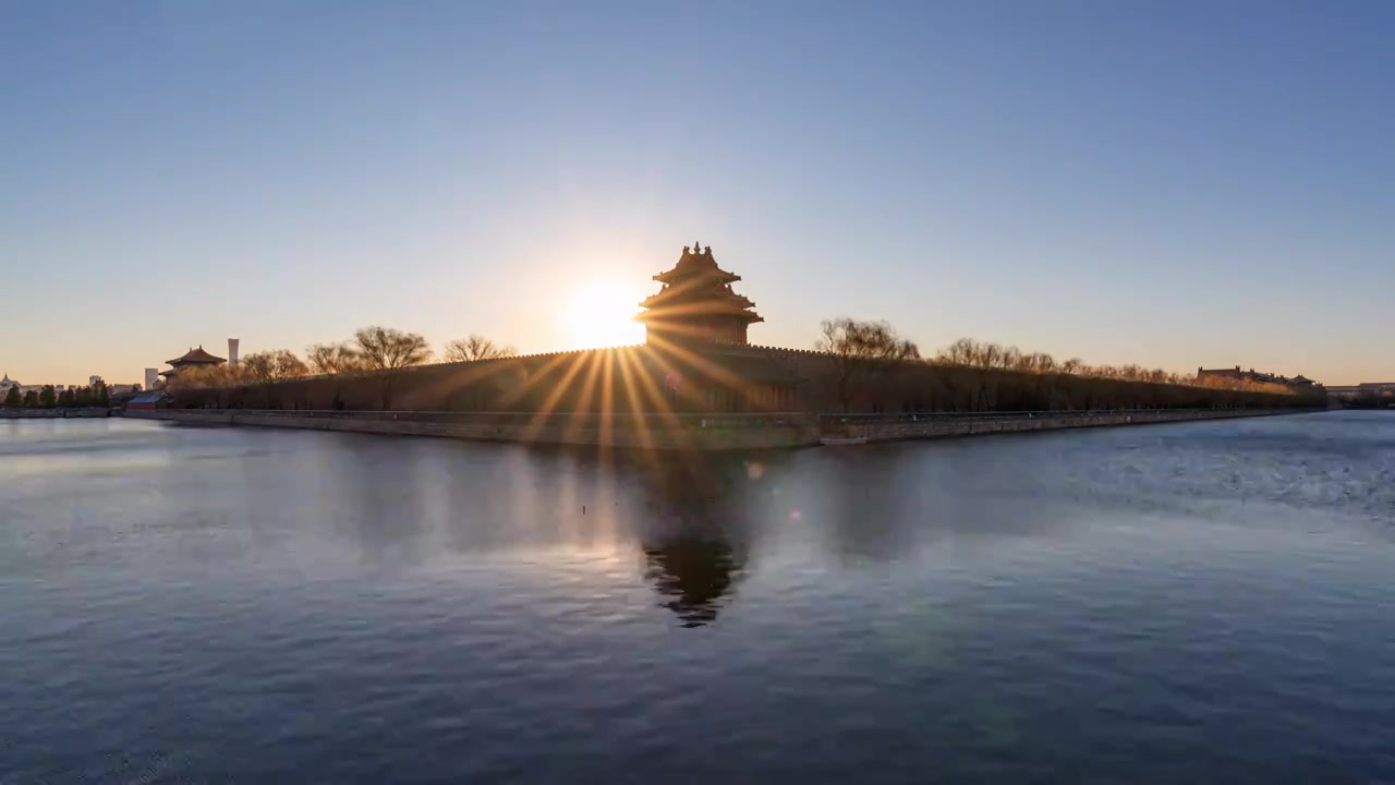 北京故宫美景视频素材