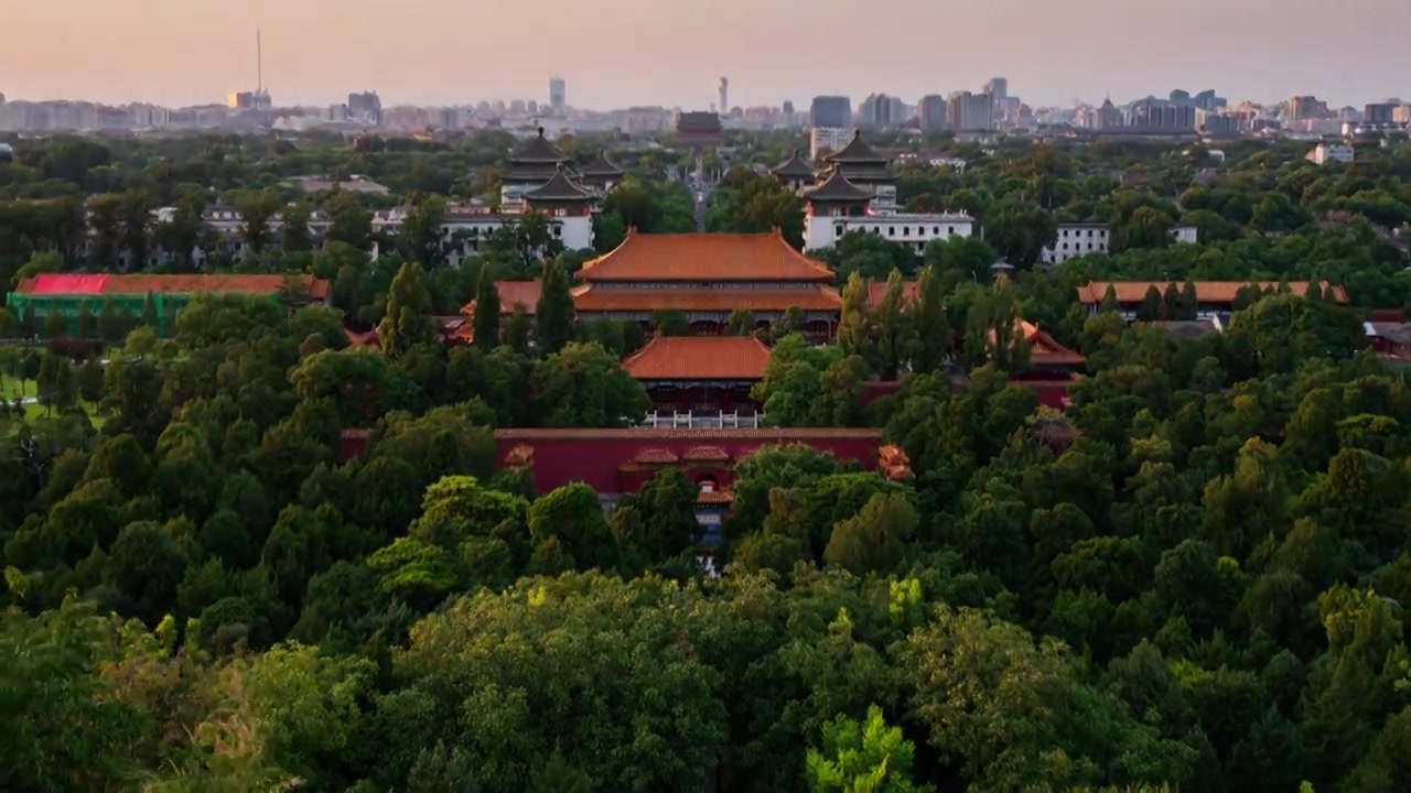 北京故宫美景视频素材