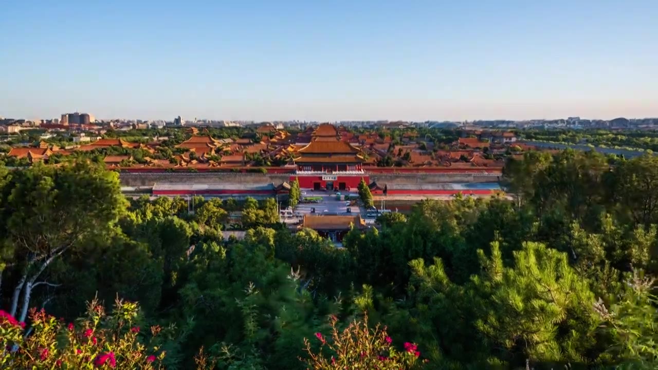 北京故宫美景视频素材