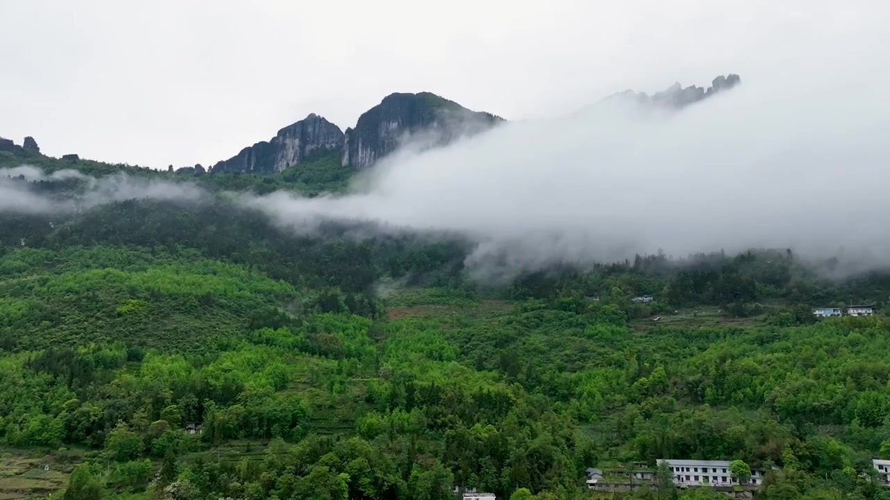 航拍恩施大峡谷视频素材