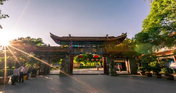 翠湖正门视频素材画面1