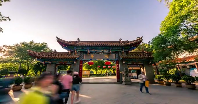 翠湖正门视频素材画面3