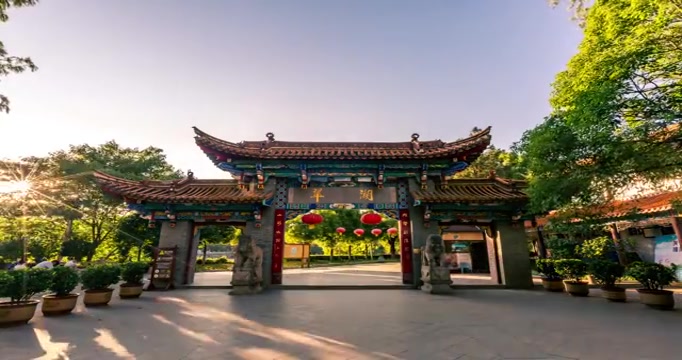 翠湖正门视频素材画面4